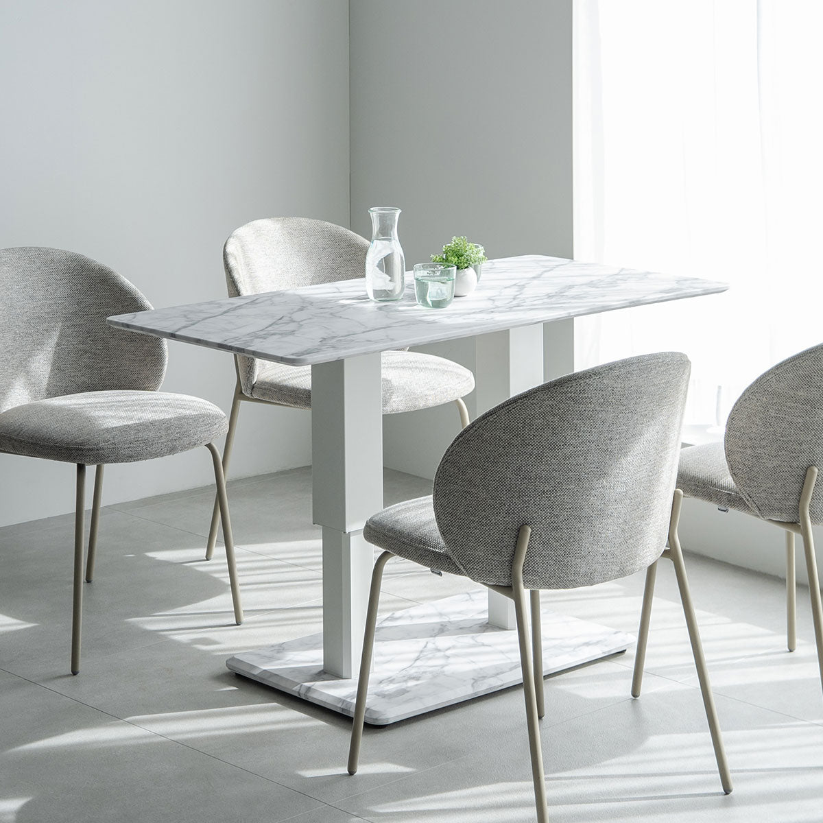 リフティングテーブル センターテーブル 幅120cm ガス圧昇降式 高さ調節可能 昇降式テーブル ダイニングテーブル 昇降式デスク 大理石調 木目調 二本脚 テーブル デスク 食事 仕事 リビング ダイニング