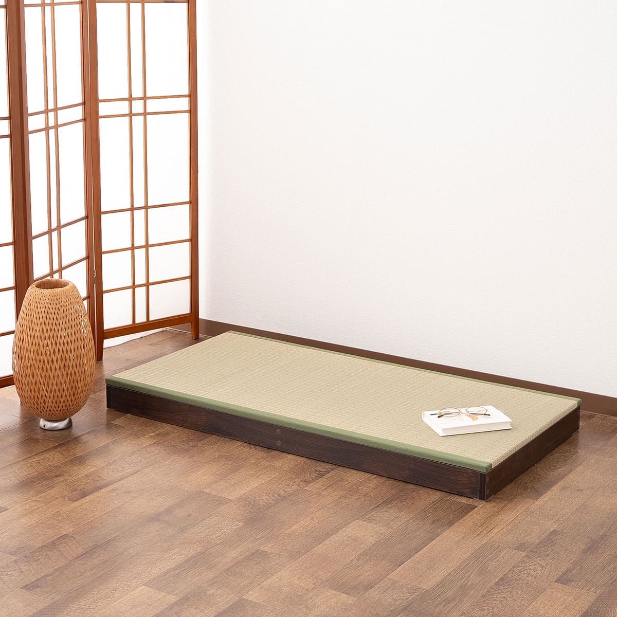 大容量 畳ユニット 幅60cm 幅120cm 長方形 正方形 天然い草 桐すのこ 畳収納ユニット ユニット畳 小上がり 高床式 置き畳 畳収納 スツール ボックス ベッド japandi 立川ショールーム体験可