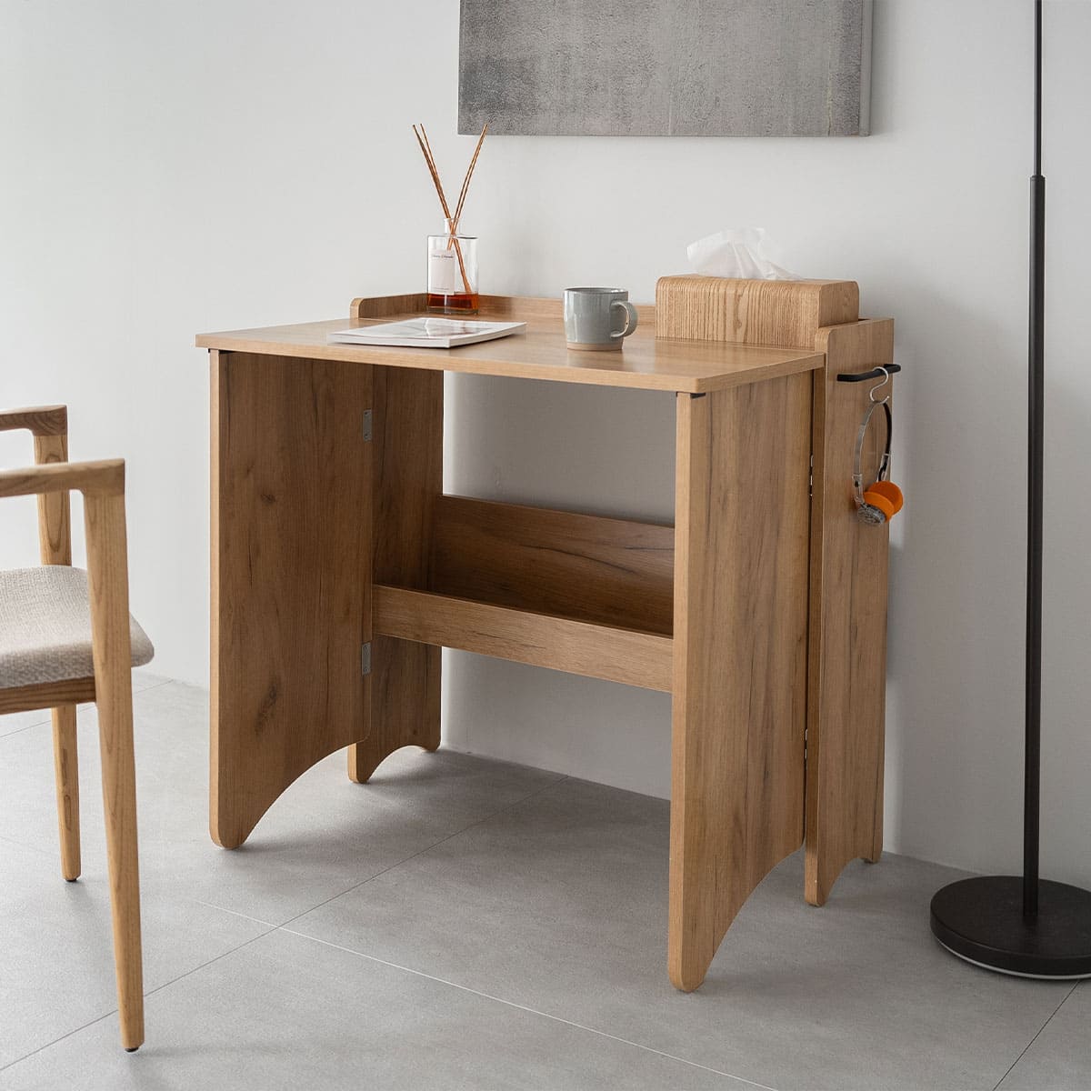 たたむデスク 幅80cm 折りたたみ コンパクト 折りたたみデスク 折り畳みデスク PCデスク パソコンデスク キッズデスク 学習デスク 学習机 勉強机 作業台 作業スペース