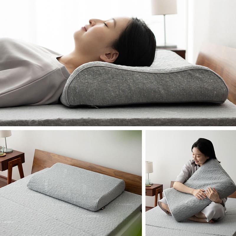 3Dファイバーまくら 抗ウイルス カバー付き 通気性抜群 蒸れにくい 高さ調節可能 高反発 アレルギー対策 日本製