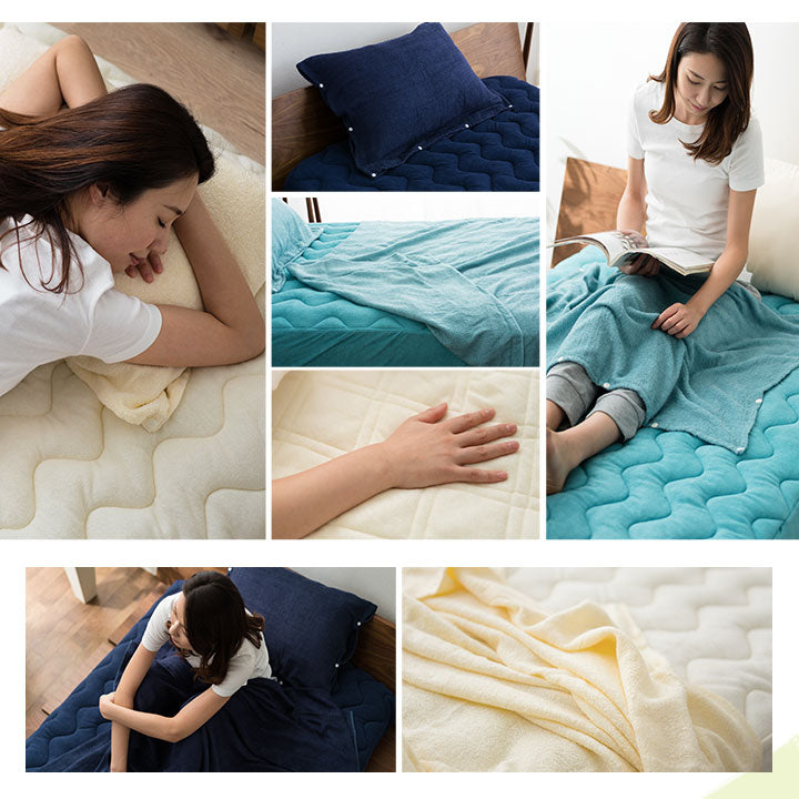 タオルケット シングルサイズ(2枚セット)ナチュふわタオル寝具 接触冷感・吸湿放熱