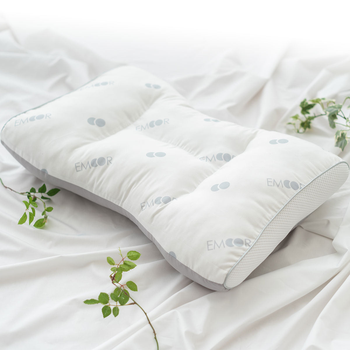 幸せのまくら 単品 ビーズ枕 わた枕 枕カバー付き 綿100% 洗える 抗菌 防臭 吸湿 速乾