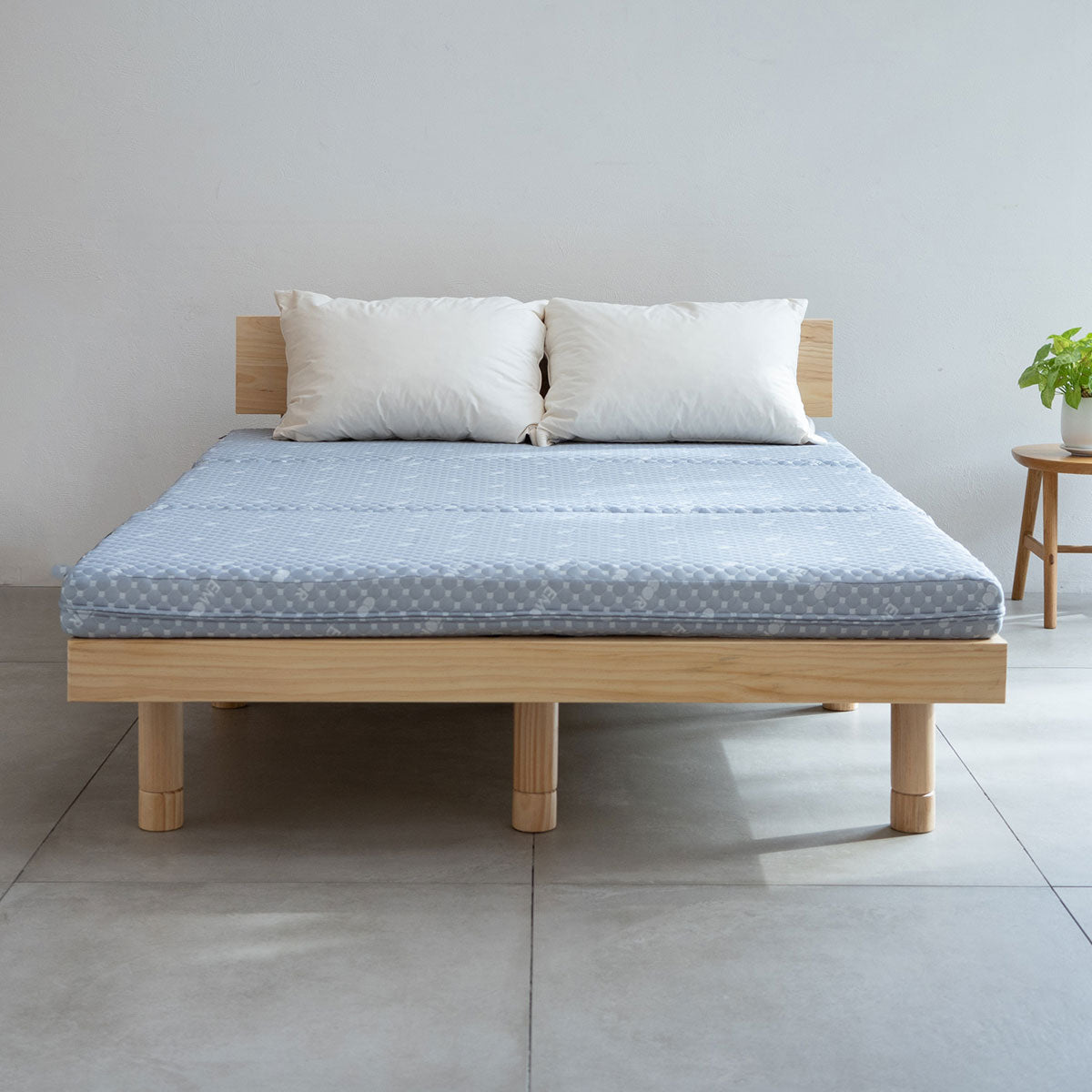 高反発 三つ折りマットレス クイーンサイズ プロファイル加工 豊富なサイズ展開 LUXE リュクス