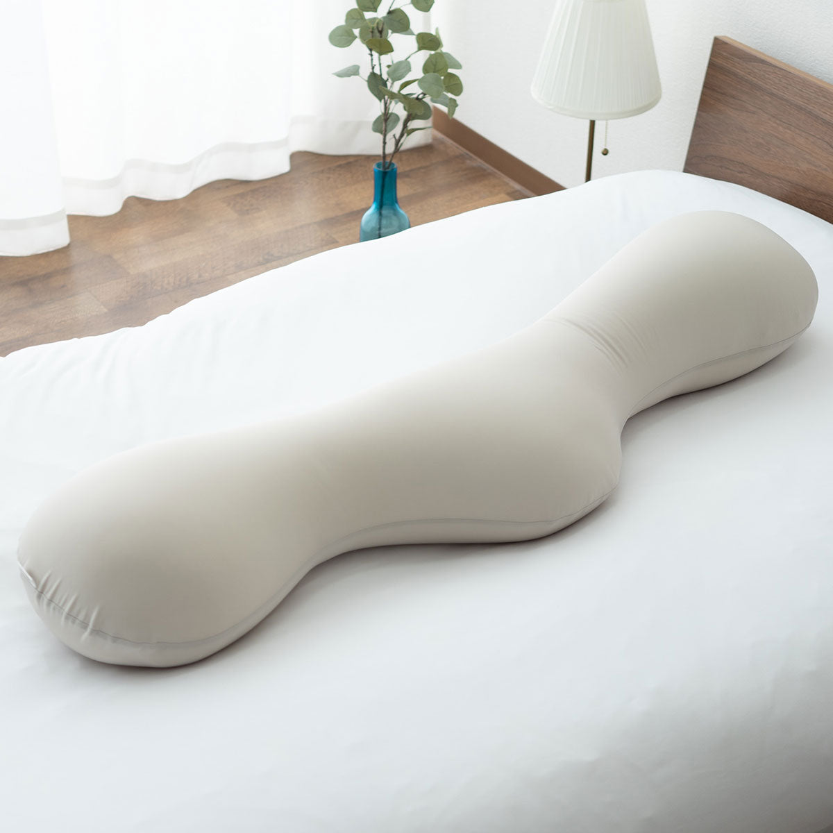 抱き枕 ボディピロー 日本製 ビーズ 枕 まくら クッション もっちり 横向き寝 シムズ 敬老の日 母の日 父の日 誕生日 ギフト プレゼント 実用的 ショールーム体験可