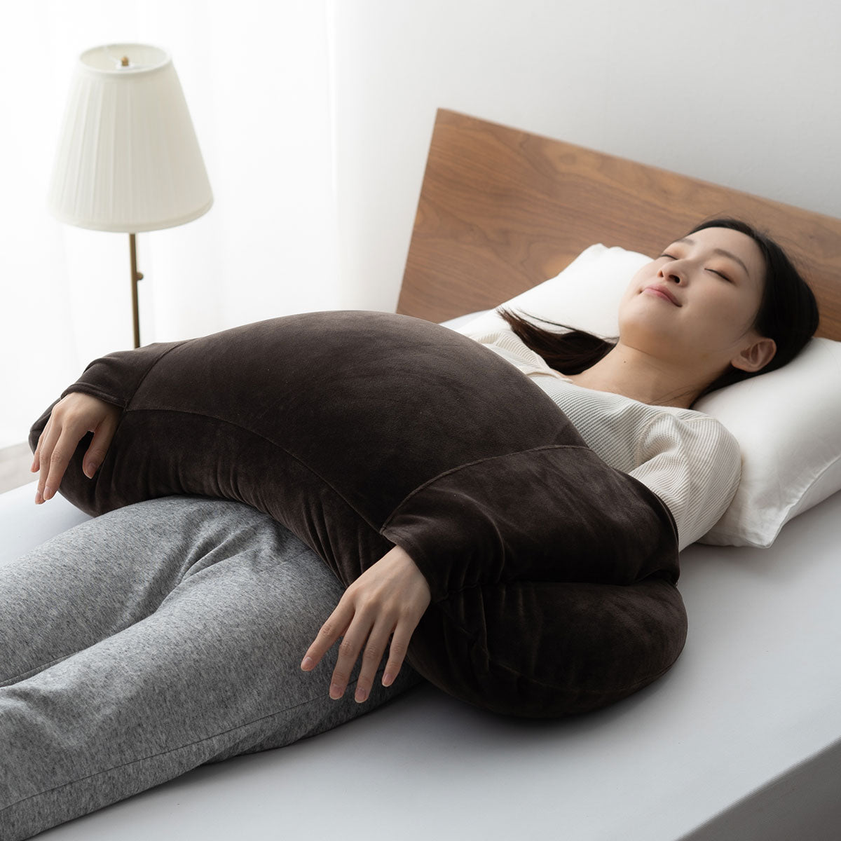 マシュマロ フィットピロー 枕カバー付き 高さ調整可能 もちもち触感 仰向け寝 大きめまくら