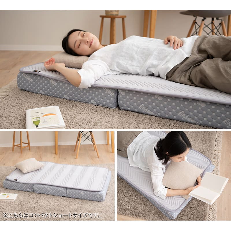 ベッドパッド コンパクトマットレス専用 コンパクトショート 幅65cm 敷きパッド マットレスカバー 日本製 抗菌 防臭 防ダニ 寝心地改善 洗い替え ズレにくい ごろ寝 コンパクト布団専用