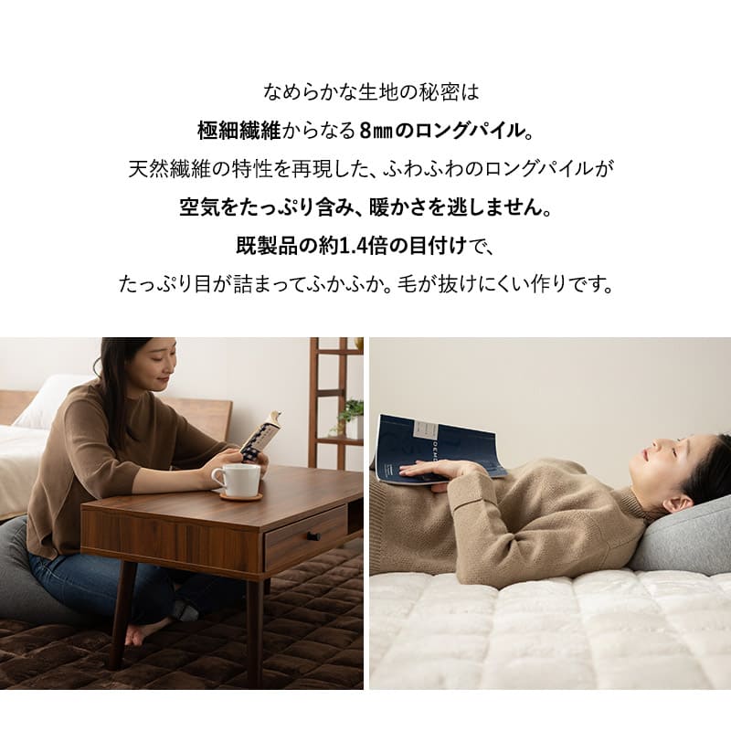 ラグ ラグマット 190×240cm カーペット 絨毯 敷きパッド 極暖 +4℃ 吸湿発熱 あったか 秋 冬 防寒対策 寒さ対策 冷え対策 長方形 約3畳 大判 大きい