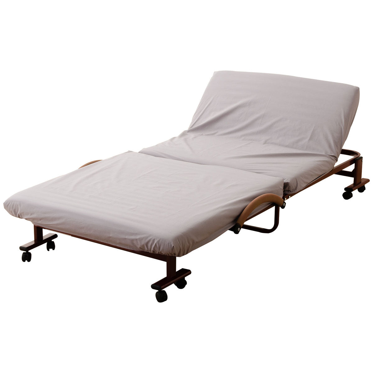 【ベッド同時購入で送料無料】 20色展開日本製ベッドシーツ 折りたたみベッド『メホール』/セミダブルサイズ専用