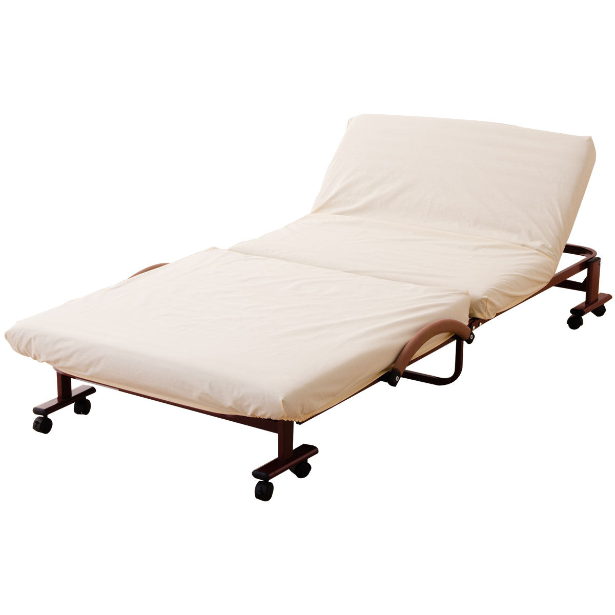 【ベッド同時購入で送料無料】 20色展開日本製ベッドシーツ 折りたたみベッド『メホール』/セミシングルサイズ専用