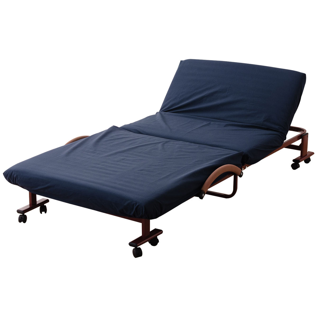 【ベッド同時購入で送料無料】 20色展開日本製ベッドシーツ 折りたたみベッド『メホール』/セミダブルサイズ専用