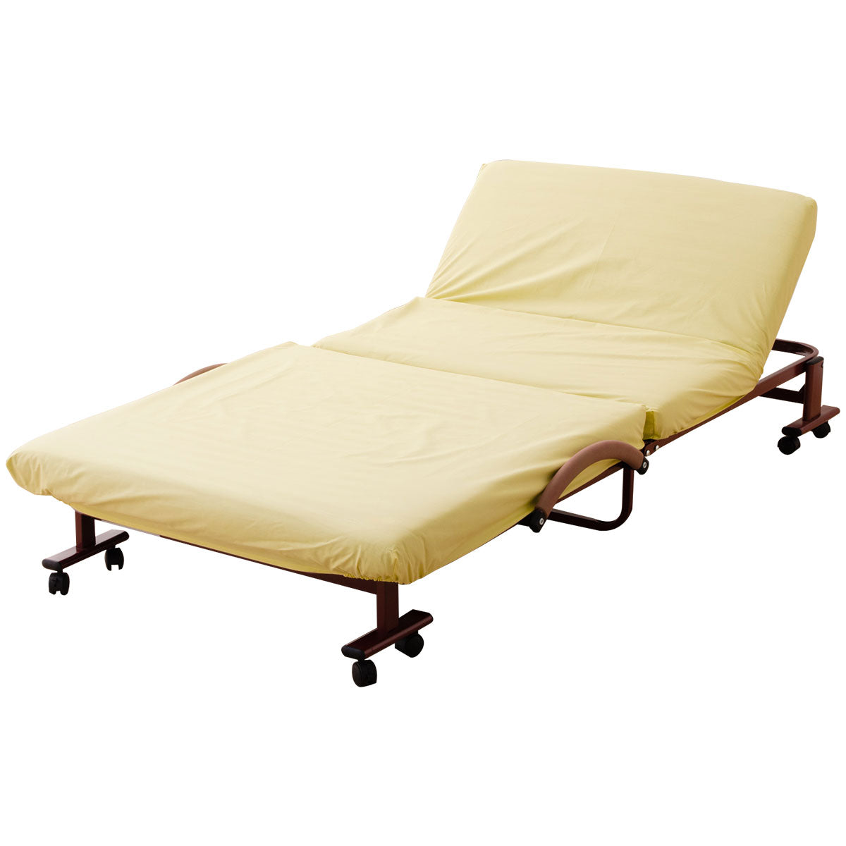 【ベッド同時購入で送料無料】 20色展開日本製ベッドシーツ 折りたたみベッド『メホール』/セミダブルサイズ専用