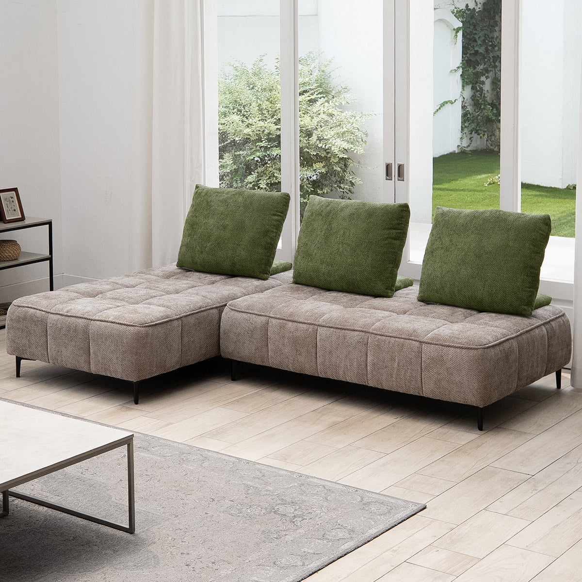 寝るソファ ローソファ フロアソファ リビングソファ ダイニングソファ ソファ ベッド ゆったりサイズ バックレスト付き 角度調節可能 3人掛け 3.5人掛け 4人掛け