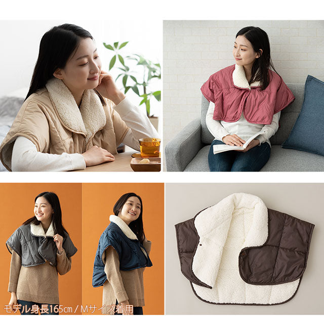 洗える 羽毛肩当て Lサイズ 極暖 ギフト 高品質ダウン使用