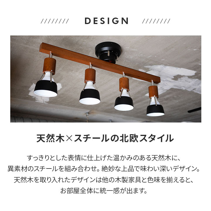 シーリングライト Type.A 【ナチュラルテイスト】 スポットライト