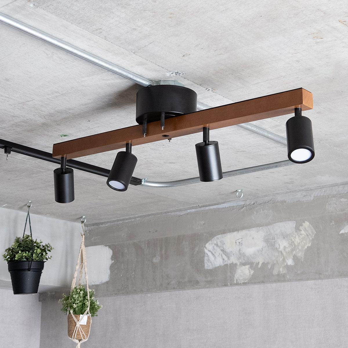 シーリングライト 8畳 4灯 スポットライト LED内蔵 調光・調色機能付き リモコン付き 1年保証