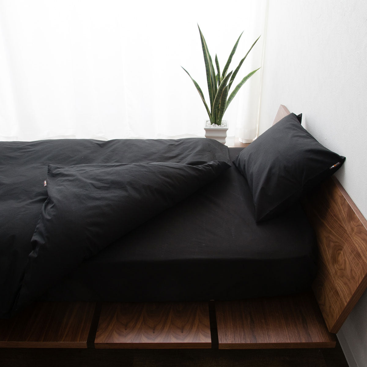 布団カバー 3点セット シングルサイズ ベッド用 日本製 綿100% 抗菌・防臭・防ダニ (掛け布団カバー・ボックスシーツ・ピロケース)