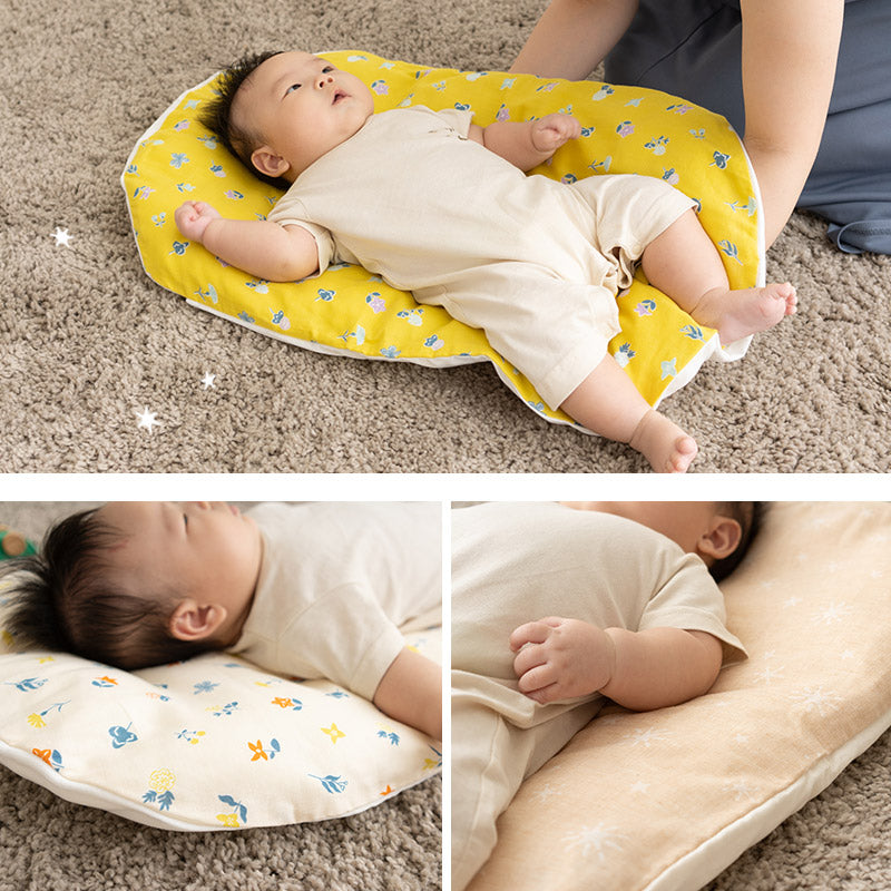 抱っこ布団 ねんねクッション トッポンチーノ 背中スイッチ対策 日本製 綿100% ダブルガーゼ 洗える ベビー布団 ベビークッション 寝かしつけ 夜泣き サポート マタニティ