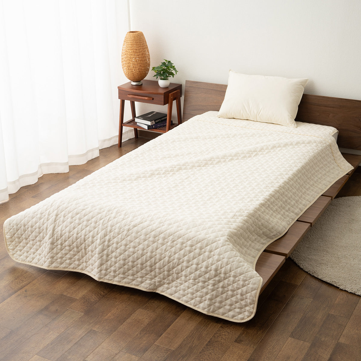 脱脂綿を使用した ガーゼケット シングルサイズ 日本製 綿100% 無添加 無着色 低刺激 天然 コットン 蒸れにくい