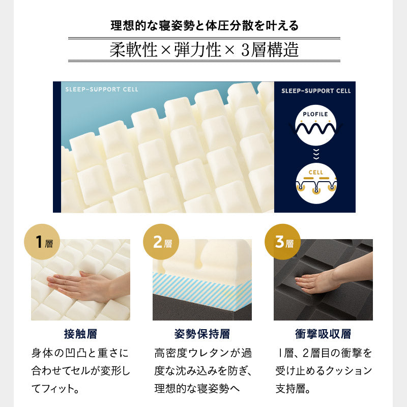 居間になる畳ベッド 選べるマットレス 2点セット( #102 ステージフレーム キャビネットタイプ ) セミダブル