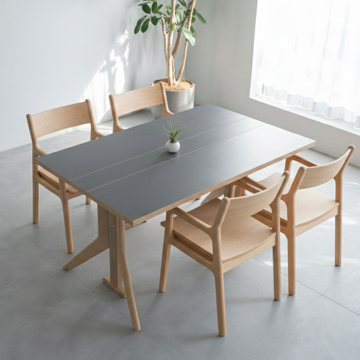 バタフライテーブル ダイニングテーブル 食卓テーブル 幅135cm 折りたたみ 長方形 角型 2人掛け 単品 木製 折りたたみテーブル 横長机 ハイテーブル デスク リビング ダイニング 食事 ワーク 作業 PC リビング学習 勉強 学習 宿題 広がる暮らし クラット