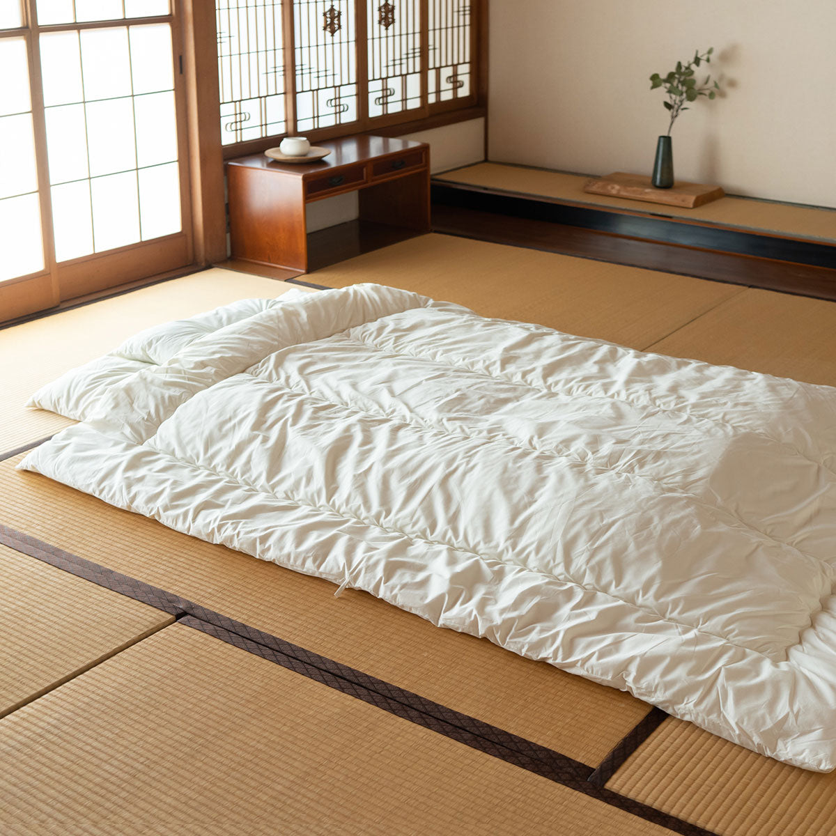 省スペース 布団3点セット 小さめ シングル (掛け布団・敷き布団・枕) 日本製 抗菌 防臭 防ダニ 折りたたみ 掛け敷き枕 コンパクト