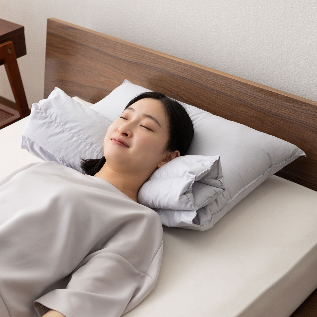 こだわり重ね枕 日本製 綿100% 丸洗い パイプ わた 自分好みの寝姿勢に合わせる枕 変形枕 タオル枕 自分に合う枕