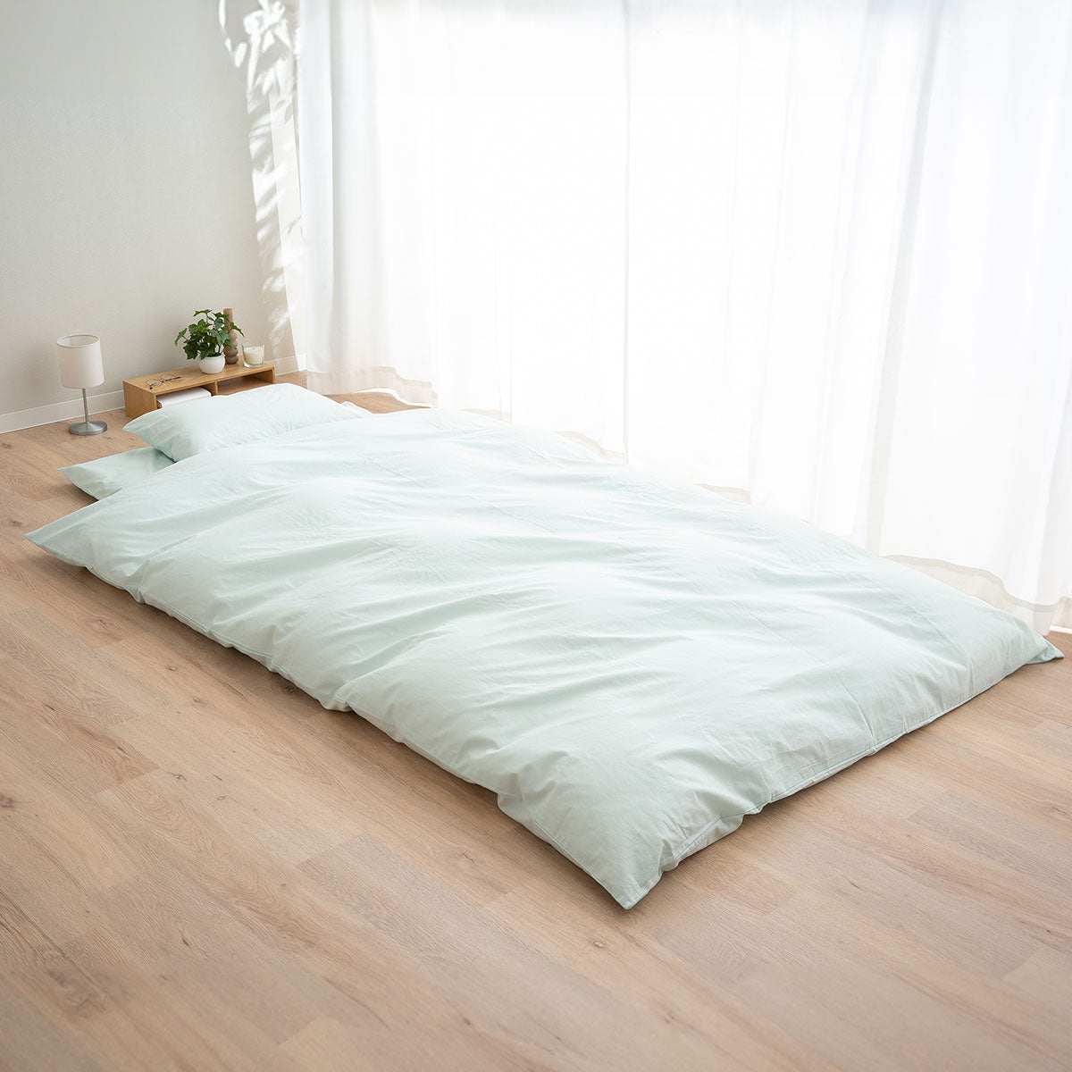 布団カバー 3点セット シングルサイズ 和布団用 日本製 綿100% 無地 (掛け布団カバー・敷き布団カバー・ピロケース)