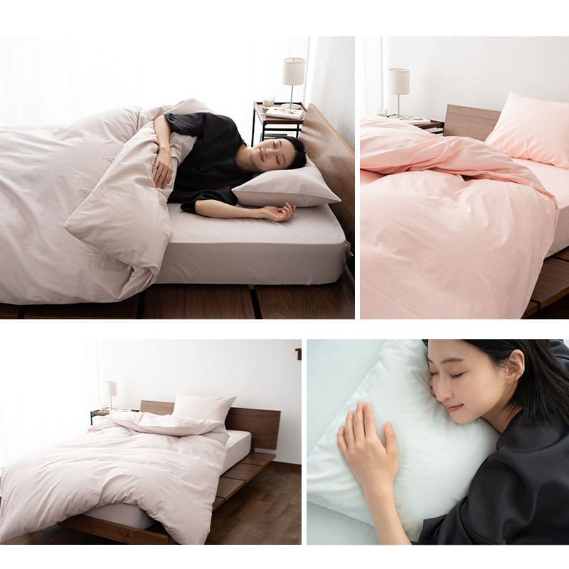 布団カバー 3点セット シングルサイズ 和布団用 日本製 綿100% 無地 (掛け布団カバー・敷き布団カバー・ピロケース)