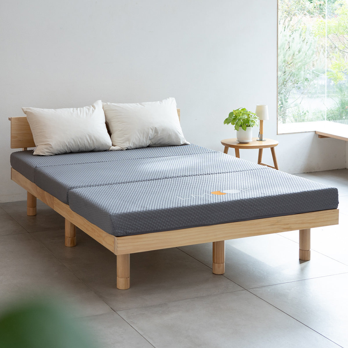 グランドマットレス 選べる4サイズ 三つ折り 高反発 折りたたみ マットレス 厚さ12cm 敷き布団 床対応 ベッド対応 ショールーム体験可