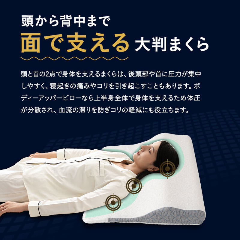 ボディアッパーピロー 85×75cm 上半身枕 傾斜枕 アームレスト 大きい 枕 まくら ピロー カバー付き 3層構造 高さ調節可能 カスタム 体圧分散 仰向け 横向き寝
