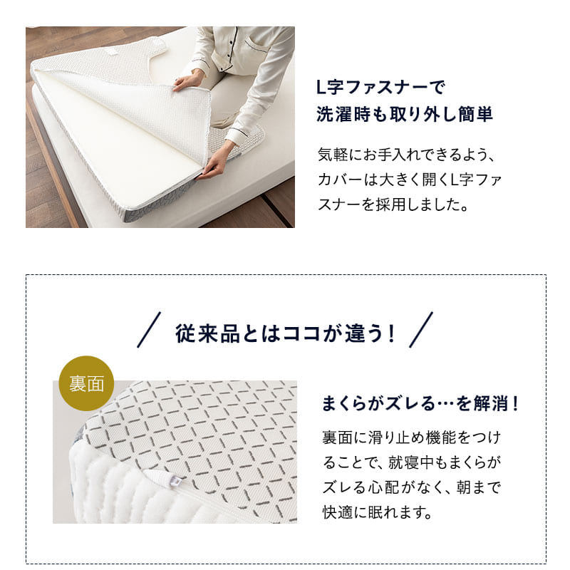 ボディアッパーピロー 85×75cm 上半身枕 傾斜枕 アームレスト 大きい 枕 まくら ピロー カバー付き 3層構造 高さ調節可能 カスタム 体圧分散 仰向け 横向き寝