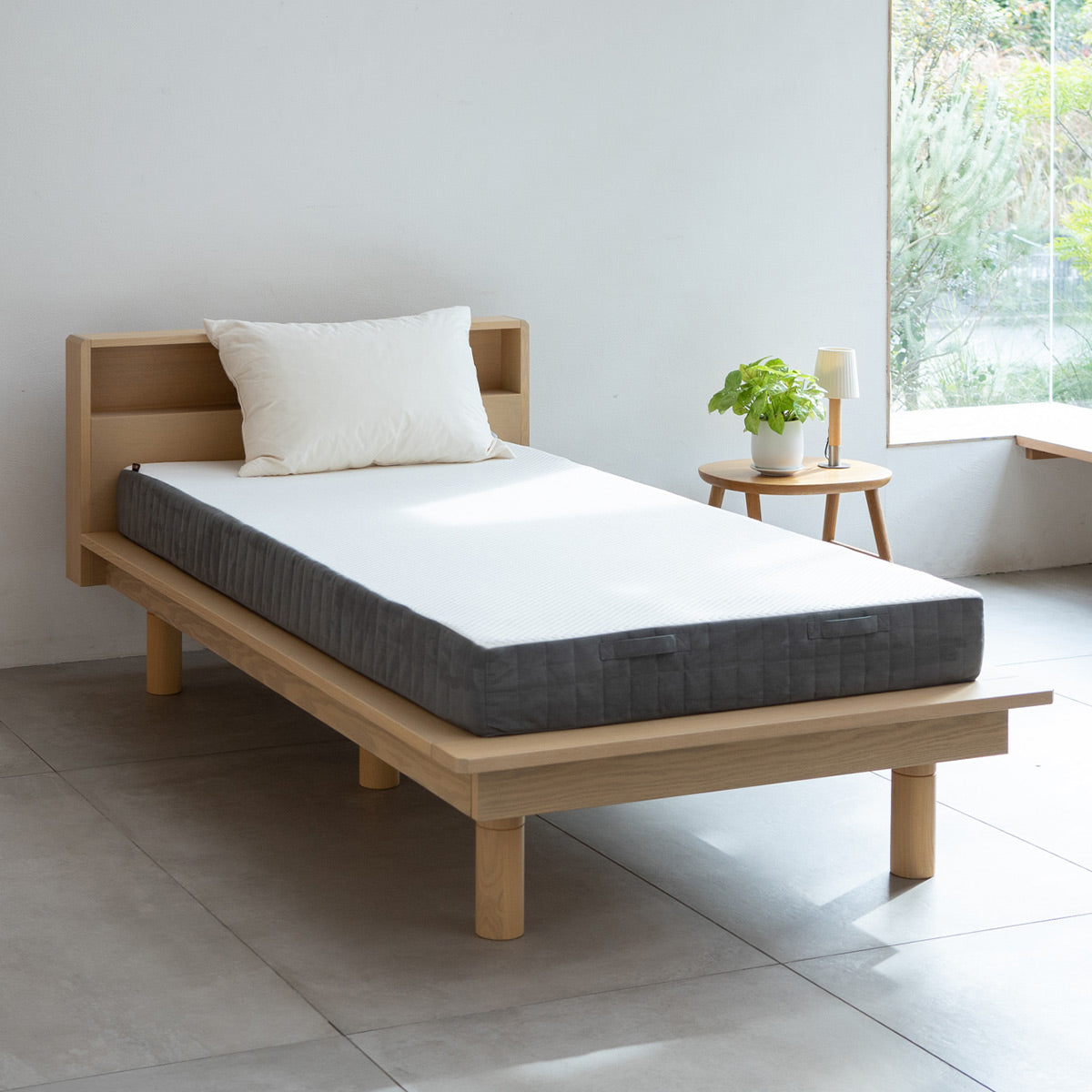 ノンコイルマットレス ウレタンマットレス 極厚 15cm 2層構造 高弾性 取っ手付き ホテルライク シングルサイズ ダブルサイズ クイーンサイズ