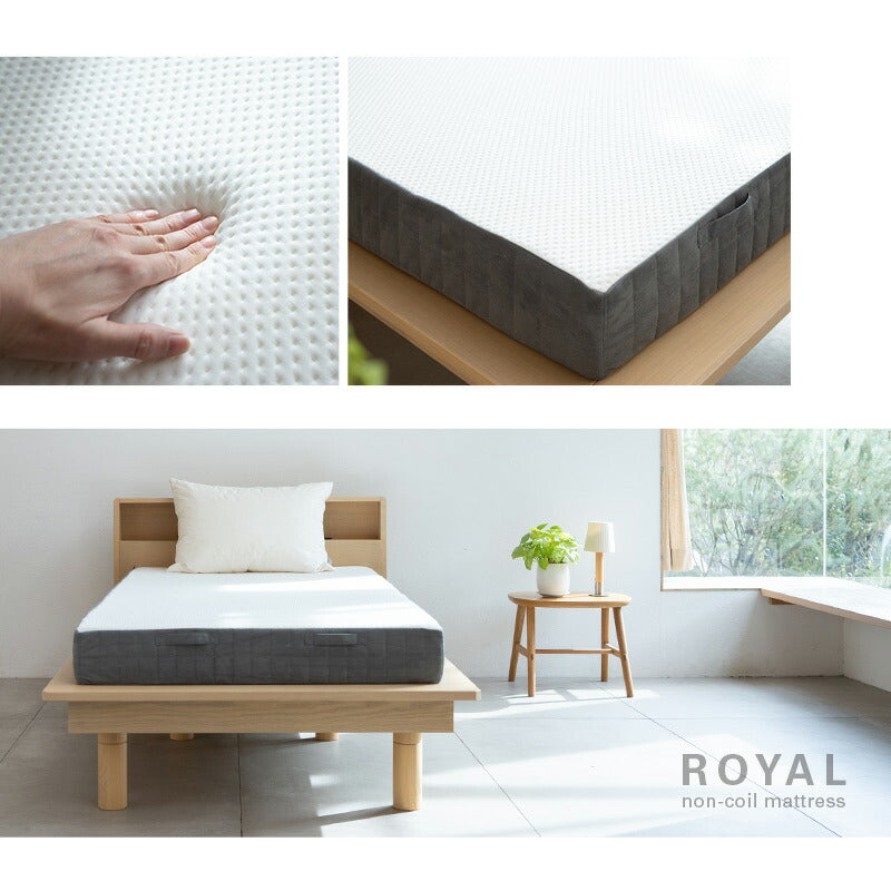 ノンコイルマットレス ウレタンマットレス 極厚 15cm 2層構造 高弾性 取っ手付き ホテルライク シングルサイズ ダブルサイズ クイーンサイズ
