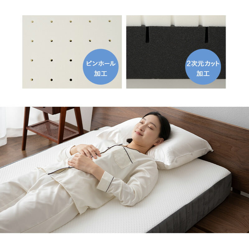 ノンコイルマットレス ウレタンマットレス 極厚 15cm 2層構造 高弾性 取っ手付き ホテルライク シングルサイズ ダブルサイズ クイーンサイズ