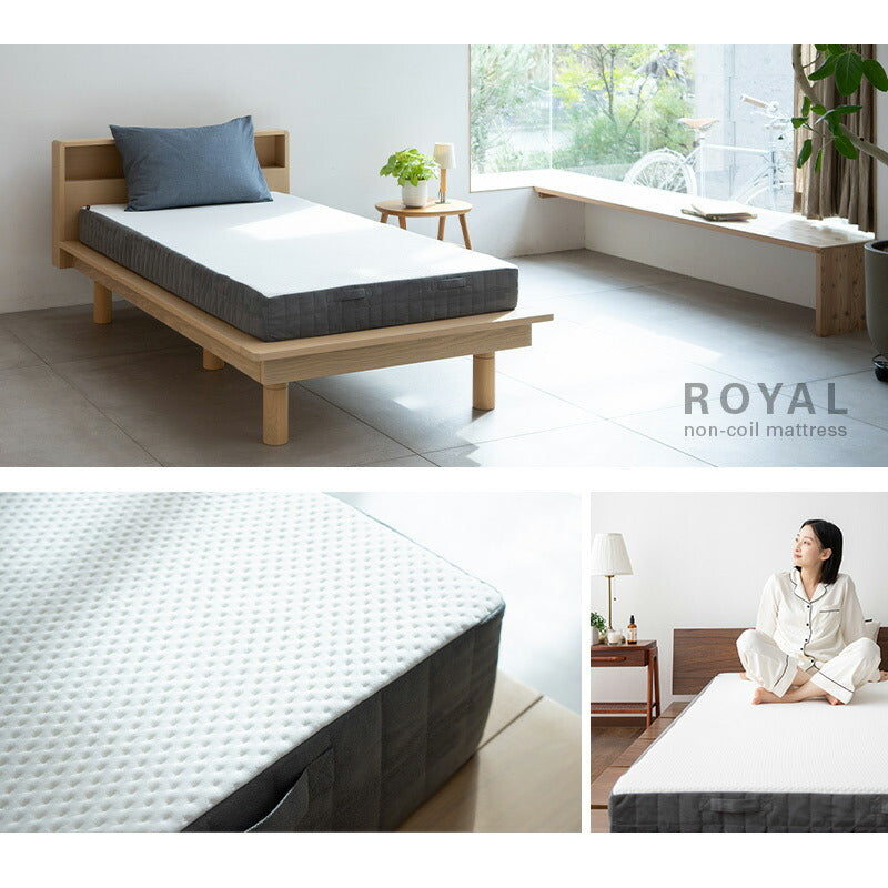 ノンコイルマットレス ウレタンマットレス 極厚 15cm 2層構造 高弾性 取っ手付き ホテルライク シングルサイズ ダブルサイズ クイーンサイズ