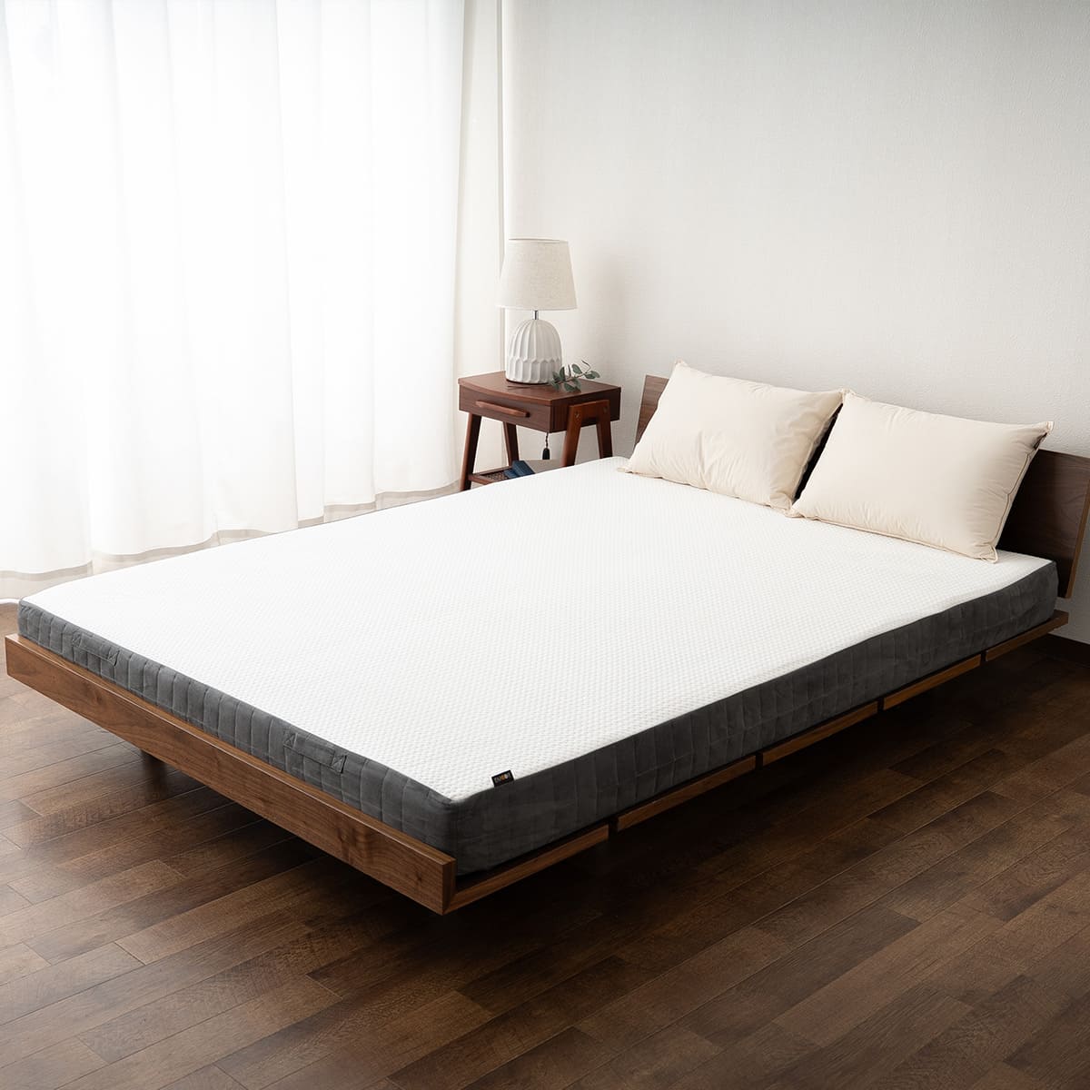 ノンコイルマットレス ウレタンマットレス 極厚 15cm 2層構造 高弾性 取っ手付き ホテルライク シングルサイズ ダブルサイズ クイーンサイズ