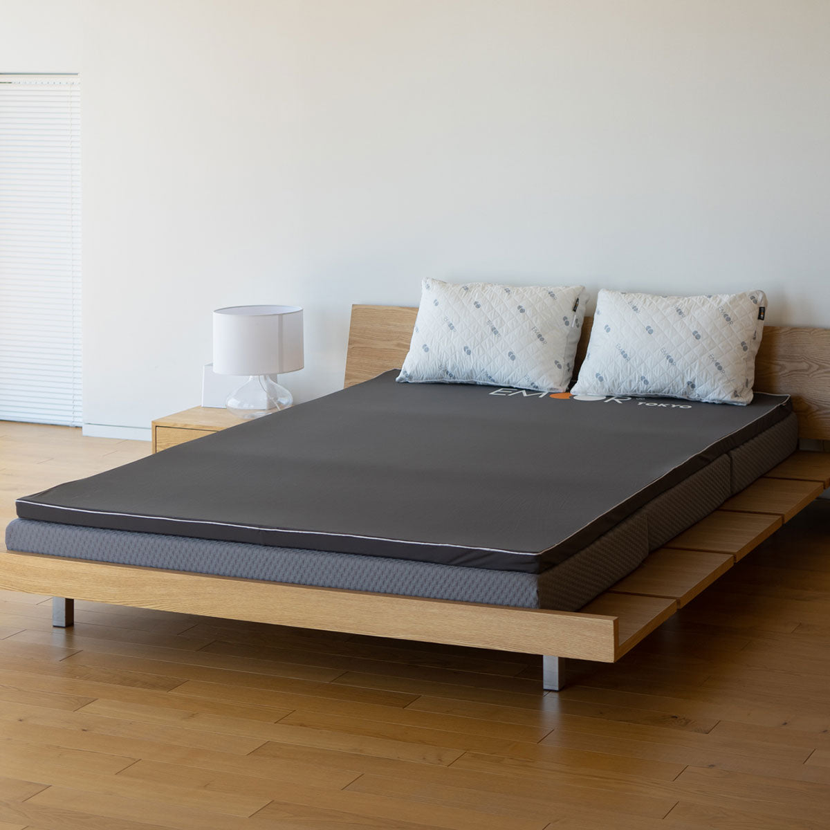 オーバーレイマットレス クイーンサイズ 超高弾力 高密度 ハイエンドモデル お使いの寝具に敷くだけで寝心地革命