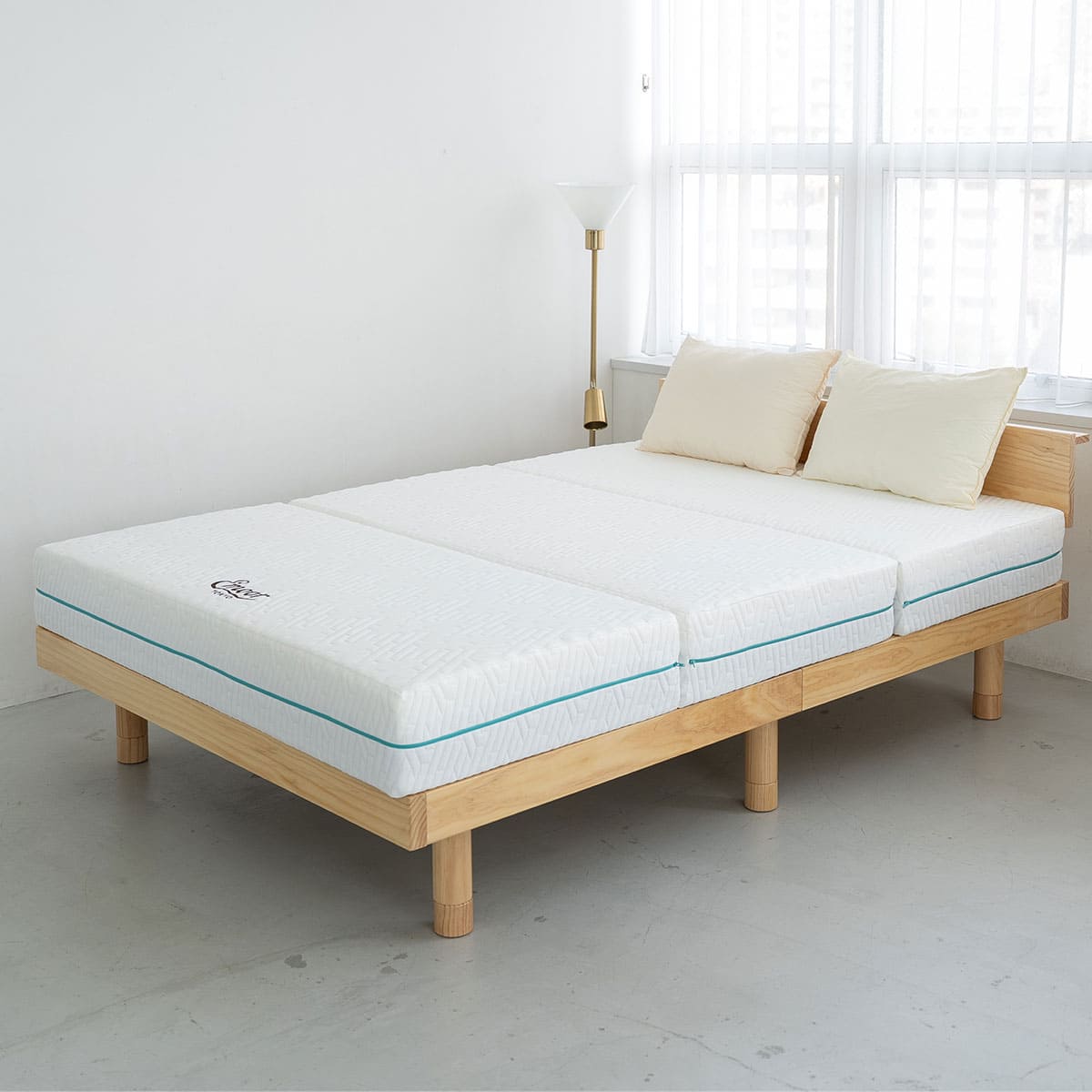 超極厚 5層構造 アルティメットマットレス シングル ダブル 20cm 高反発 高弾性 ウレタン 折りたたみマットレス ショールーム体験可