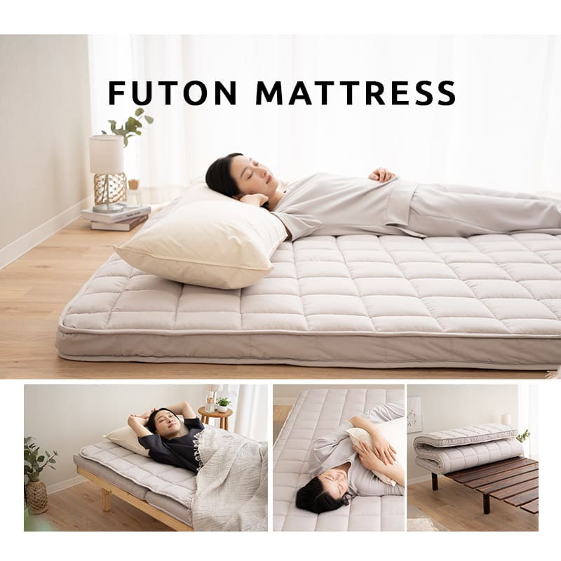 布団マットレス ダブルサイズ 極厚 9cm 折りたたみ 選べるタイプ 三つ折り 3つ折り マットレス 敷き布団