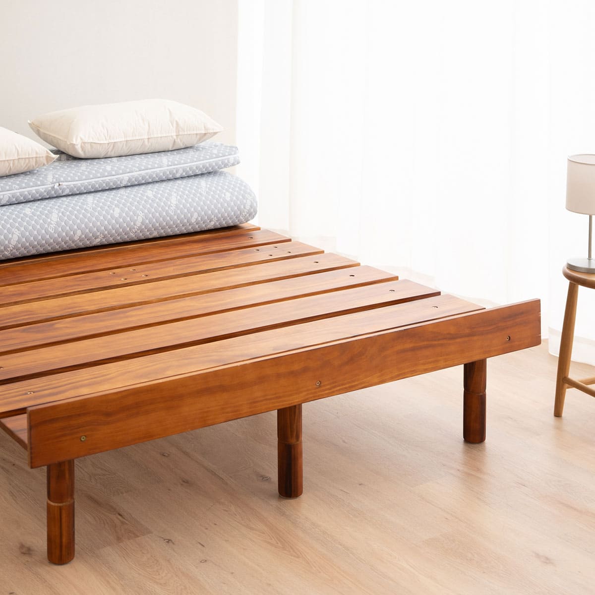 OSMOS (オスモス) 高さが変えられる 天然木 すのこ ベッド 選べる4サイズ 3段階高さ調節可能 スノコ 調湿 高通気 湿気対策 カビ対策 ショールーム体験可
