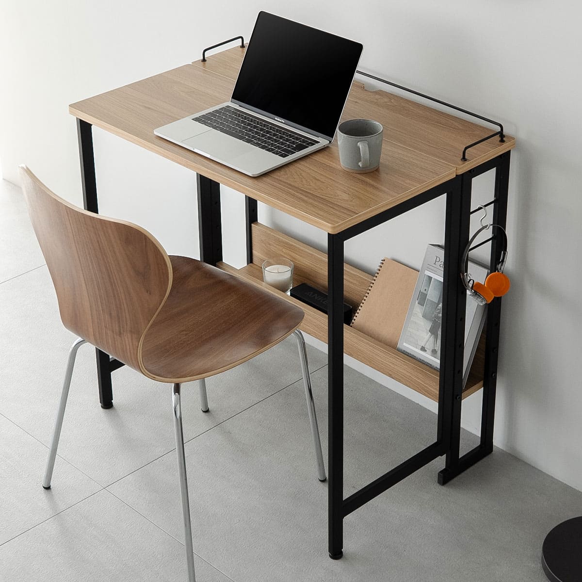 たたむデスク フレームタイプ 幅80cm 折りたたみ コンパクト 折りたたみデスク 折り畳みデスク PCデスク パソコンデスク キッズデスク 学習デスク 学習机 勉強机 キッチンスペース 作業台 作業スペース