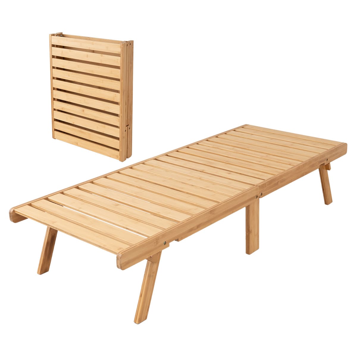 天然竹 折りたたみベッド WABINE コンパクトショートサイズ エクストラベッド 竹製ベッド 抗菌 調湿 脱臭 高通気 湿気対策 カビ対策 ごろ寝 青山ショールーム体験可