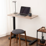 リフティングテーブル ベッドサイドテーブル 幅76cm 折りたたみ しまえる ガス圧昇降式 高さ調節可能 キャスター付き 昇降式テーブル 補助テーブル 昇降式デスク 机 作業台 食事 仕事 介護