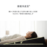 傾き寝まくら 傾斜枕 日本製 逆流性食道炎 胸やけ 肩こり 無呼吸症候群 いびき 三角枕 なだらか枕 上半身枕