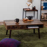 しまうテーブル 幅90cm 幅120cm 長方形 引き出し付き ローテーブル センターテーブル サイドテーブル パソコンデスク ワークデスク 机 作業台 テレビ台 木目調 セラミック調 木製家具 収納家具