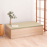 大容量 畳ユニット 幅60cm 幅120cm 長方形 正方形 天然い草 桐すのこ 畳収納ユニット ユニット畳 小上がり 高床式 置き畳 畳収納 スツール ボックス ベッド japandi 立川ショールーム体験可