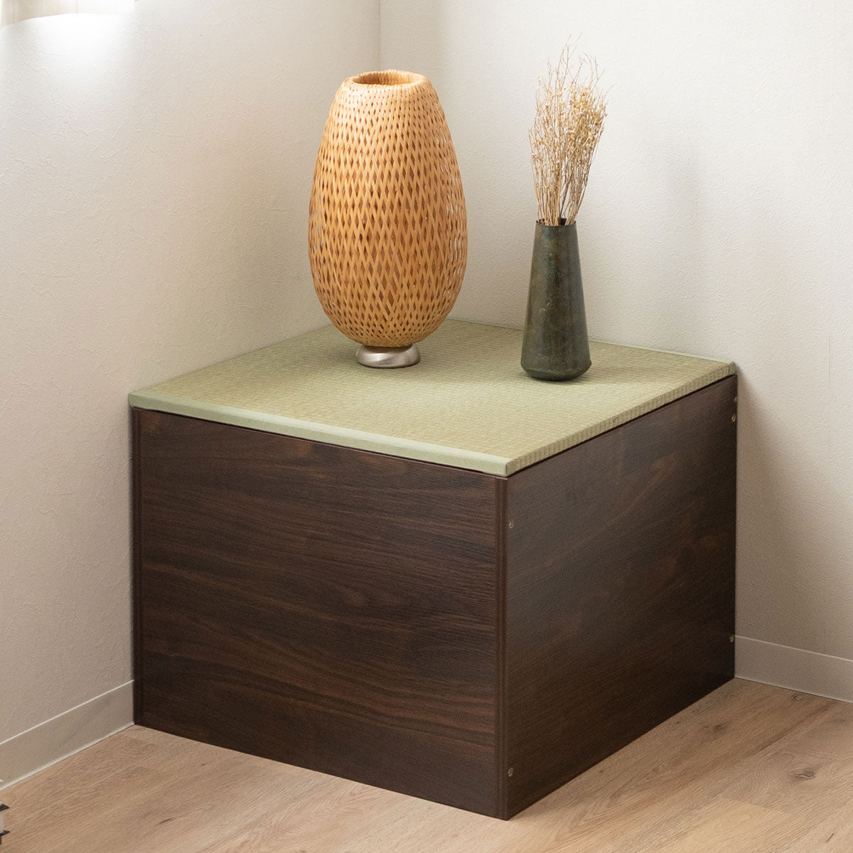 大容量 畳ユニット 幅60cm 幅120cm 長方形 正方形 天然い草 桐すのこ 畳収納ユニット ユニット畳 小上がり 高床式 置き畳 畳収納 スツール ボックス ベッド japandi 立川ショールーム体験可