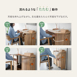 たたむデスク 幅80cm 折りたたみ コンパクト 折りたたみデスク 折り畳みデスク PCデスク パソコンデスク キッズデスク 学習デスク 学習机 勉強机 作業台 作業スペース