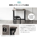 たたむデスク フラットタイプ 幅75cm 折りたたみ 薄型 コンパクト 折りたたみデスク 折り畳みデスク PCデスク パソコンデスク キッズデスク 学習デスク 学習机 勉強机 キッチンスペース 作業台 作業スペース