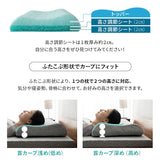 3Dファイバーまくら 抗ウイルス カバー付き 通気性抜群 蒸れにくい 高さ調節可能 高反発 アレルギー対策 日本製